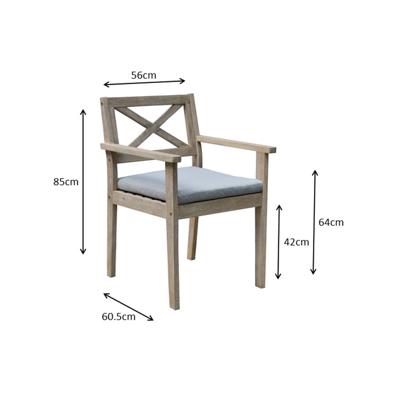 Promo โ๏ธ Australia Only - Marquee Brushed White Harbour Timber Dining Chair ๐ 4 Promo โ๏ธ Australia Only - Marquee Brushed White Harbour Timber Dining Chair ๐ - Image 4