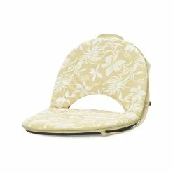Outlet 🔔 Australia Only - Marquee Yellow Botanical Straw Print Disc Chair Palm Italian Straw 😀