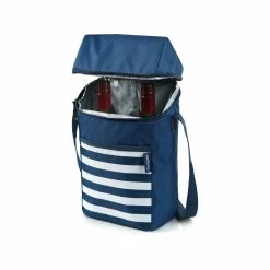 Cheap 👏 Australia Only - Marquee Navy Dual Bottle Carrier Cooler Bag Navy Stripe ✔️ -MARQUEE Store 21b281c014c348119892f819e20b196f