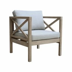 Cheap ⭐ Australia Sale - Marquee Brush White Harbour 1 Seater Lounge ⌛