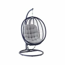 Buy ⌛ Australia Only - Marquee Indigo Foldable Hanging Egg Chair 👍