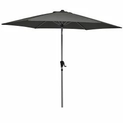 Best Pirce 🔔 Australia Only - Marquee 3m Round Jasper Market Umbrella - Charcoal ✨