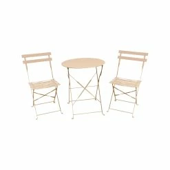 Coupon ✔️ Australia Sale - Marquee Dusty Coral Troca 3 Piece Steel Bistro Setting ❤️