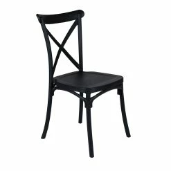 Best deal 🔔 Marquee Black Cross Back Dining Chair - To Australia 🎁
