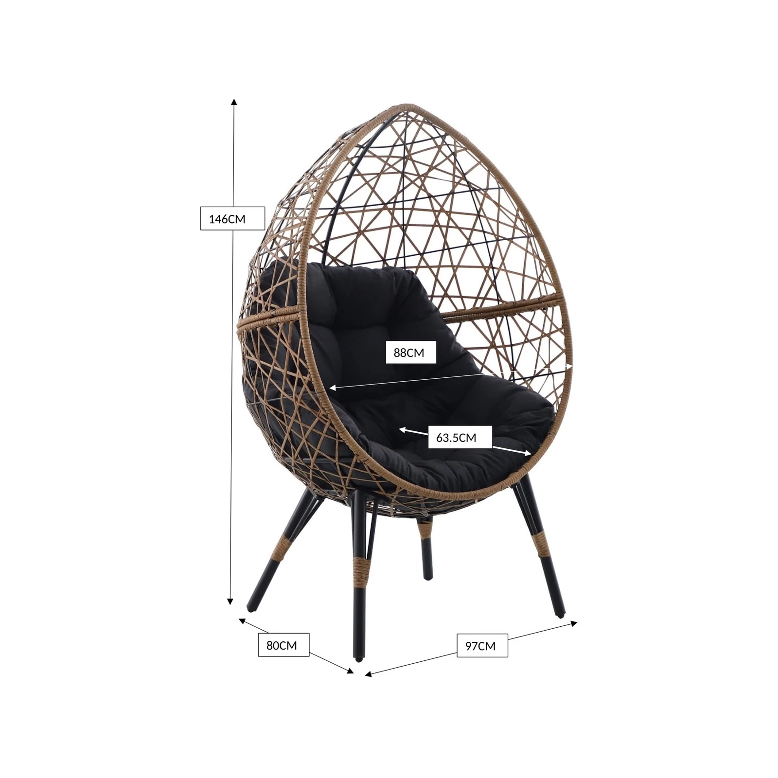 Best reviews of 🎉 Australia Only - Marquee Wicker Egg Chair ⌛ 5 Best reviews of 🎉 Australia Only - Marquee Wicker Egg Chair ⌛ - Image 5