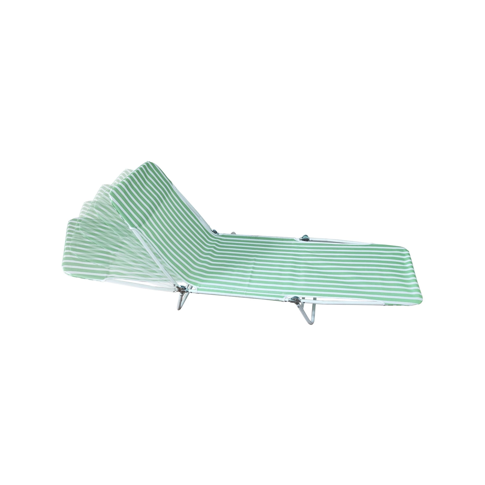 Best Sale ๐งจ Australia Only - Marquee Striped Adjustable Sunlounge - Green ๐ 2 Best Sale ๐งจ Australia Only - Marquee Striped Adjustable Sunlounge - Green ๐ - Image 2