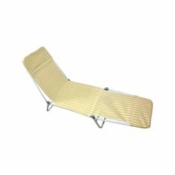 Budget ⭐ Australia Sale - Marquee Adjustable Sunlounge - Yellow 🔔