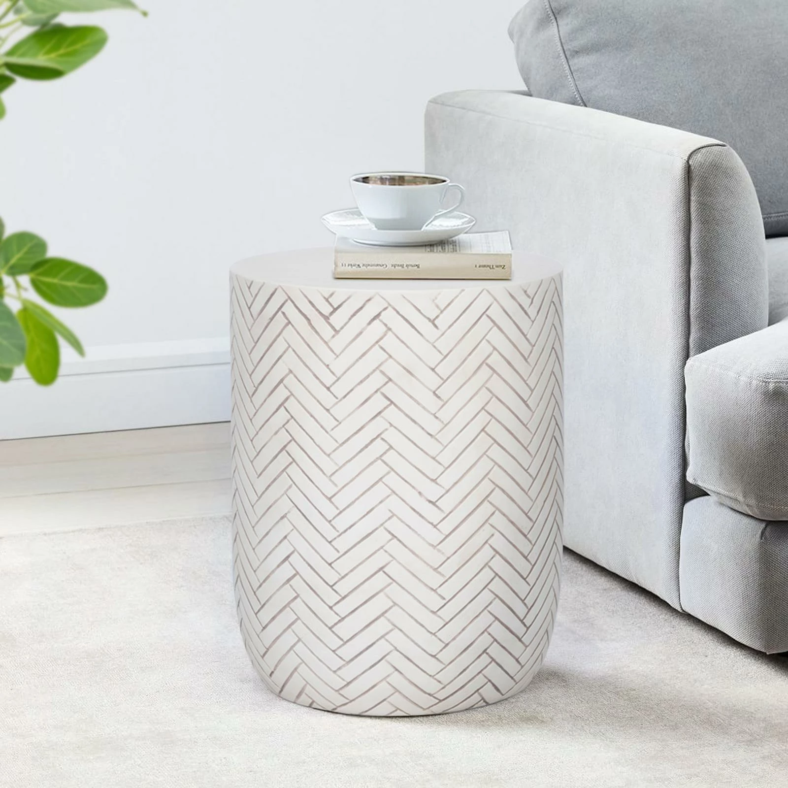 Deals ๐ Australia Sale - Marquee Chevron Ceramic Stool ๐งจ 2 Deals ๐ Australia Sale - Marquee Chevron Ceramic Stool ๐งจ - Image 2