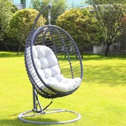 Buy ⌛ Australia Only - Marquee Indigo Foldable Hanging Egg Chair 👍 -MARQUEE Store 76a0828eea07422481132f402c1dabf2