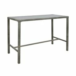Best reviews of ๐งจ Australia Only - Marquee 145 X 70cm Bayfield Wicker Bar Table Other โ๏ธ