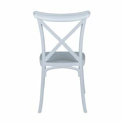 Outlet 🥰 Australia Only - Marquee White Cross-Back Dining Chair 🥰 -MARQUEE Store 8b6c4bc8d61047969f800c81545c774a