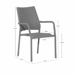 Best reviews of ✔️ Marquee Bayfield Wicker Dining Chair Grey - To Australia ⭐ -MARQUEE Store 9659b4fb12bf4368873bd9f07dd54671