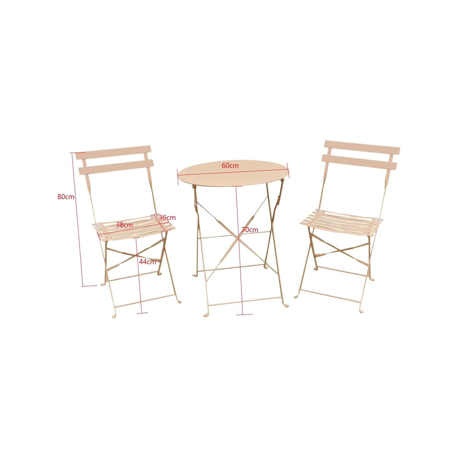 Coupon ✔️ Australia Sale - Marquee Dusty Coral Troca 3 Piece Steel Bistro Setting ❤️ 4 Coupon ✔️ Australia Sale - Marquee Dusty Coral Troca 3 Piece Steel Bistro Setting ❤️ - Image 4