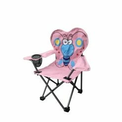 Budget 😍 Australia Sale - Marquee Butterfly Kids Camp Chair Pink ⌛