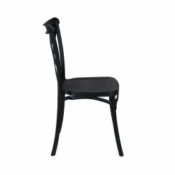 Best deal 🔔 Marquee Black Cross Back Dining Chair - To Australia 🎁 -MARQUEE Store a9a47bd38ef54e2396c5b5f3937eec79
