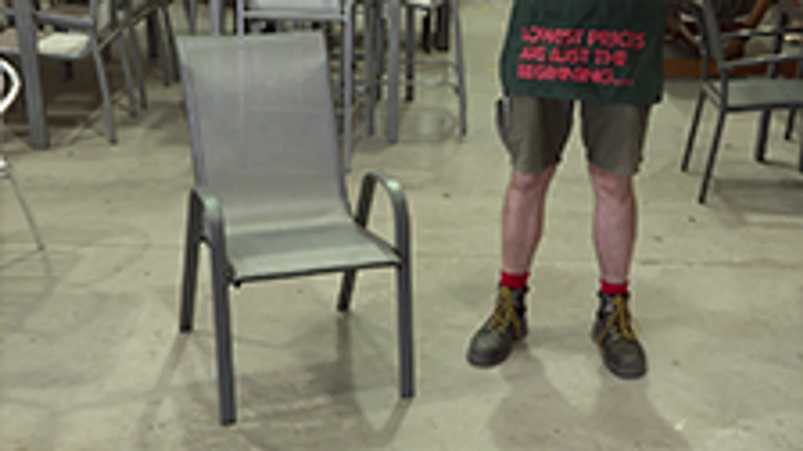 Buy ๐ฏ Australia Only - Marquee Steel Sling Chair Charcoal ๐งจ 3 Buy ๐ฏ Australia Only - Marquee Steel Sling Chair Charcoal ๐งจ - Image 3