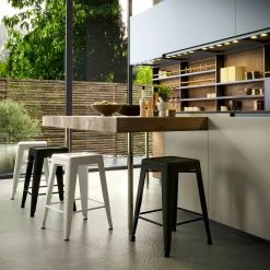 Coupon ⌛ Australia Only - Marquee White Metal Bar Stool 🥰 -MARQUEE Store b789bc38fa8f426f9b13d82817c21da4