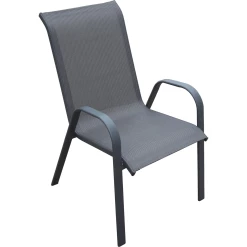 Buy 💯 Australia Only - Marquee Steel Sling Chair Charcoal 🧨