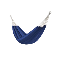 Top 10 😍 Australia Sale - Marquee 100 X 190cm Single Polycotton Hammock Blue / Grey 👏