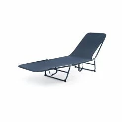 Buy 🎉 Marquee Indigo Solid Folding Sun Lounge Vintage Indigo - To Australia 🤩
