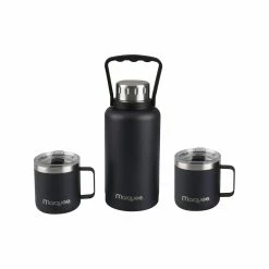 Best reviews of ๐ Marquee 1.2L Graphite Insulated Flask And Mug Set - To Australia โญ