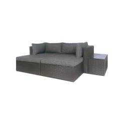Best deal 🌟 Australia Only - Marquee 5 Piece Charcoal Tulum Steel Lounge Setting Other ❤️