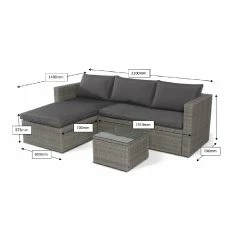 Hot Sale ⭐ Australia Sale - Marquee 3 Piece Bayfield Wicker Corner Sofa Other ⌛ -MARQUEE Store e17ed87aa45b401382689afbc8cdbcf9