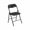 Best Sale ❤️ Australia Only - Marquee Padded Vinyl Black Folding Chair 🧨